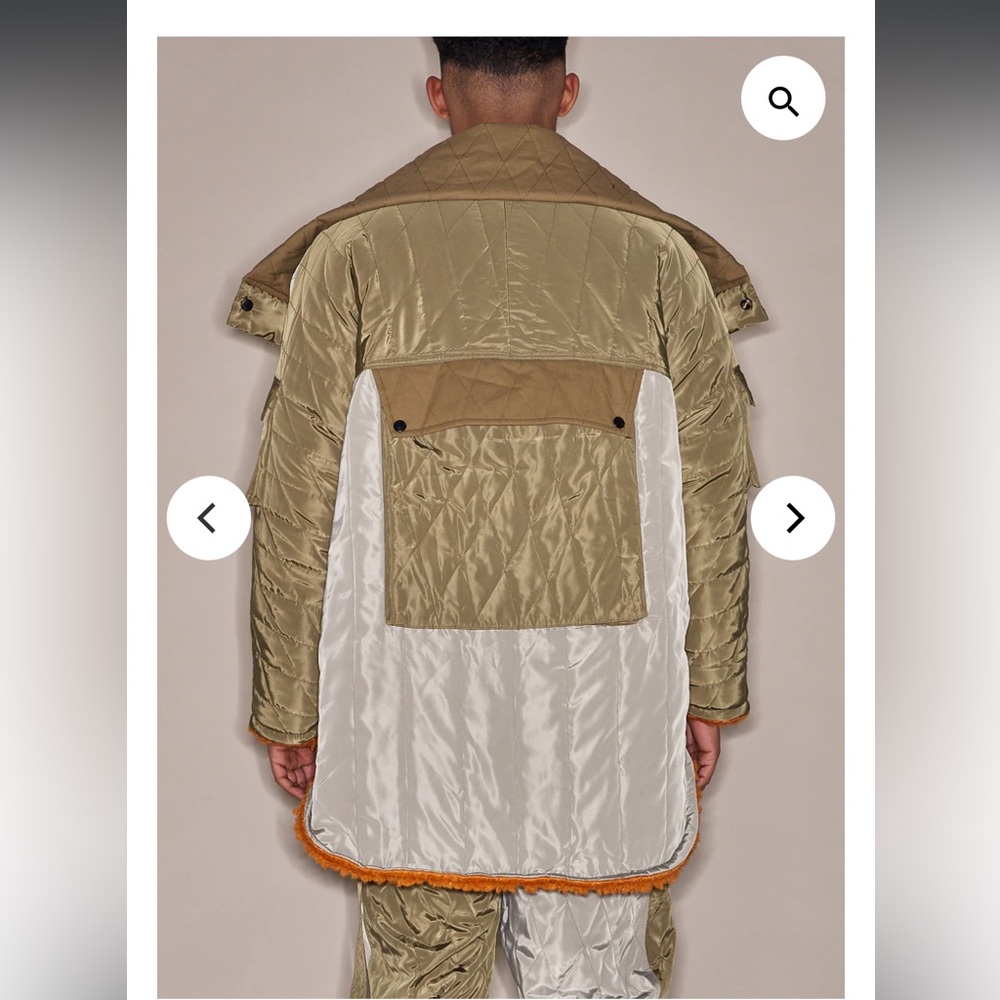 Fried Rice NYC Designer Reversible Utility Coat RARE - Picture 4 of 7
